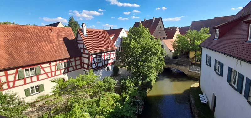 Nördlingen Stadtmauer-Rundgang 4 begehbare stadtmauer wehrgang nördlingen
