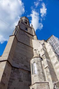 Nördlingen Stadtmauer-Rundgang 25 daniel turm st georg kirche nördlingen