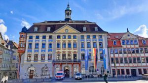 rathaus coburg historische altstadt oberfranken obermain