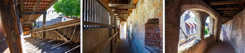 Nördlingen Stadtmauer-Rundgang 3 aufgang wehrgang stadtmauer nördlingen