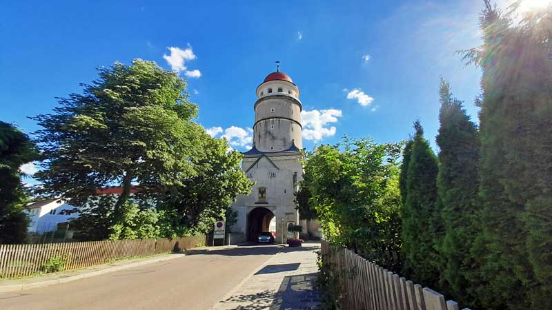 Nördlingen Stadtmauer-Rundgang 13 stadtmauer nördlingen ries bayern schwaben löpsinger tor