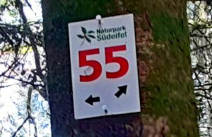 grüne hölle bollendorf wegweiser markierung beschilderung