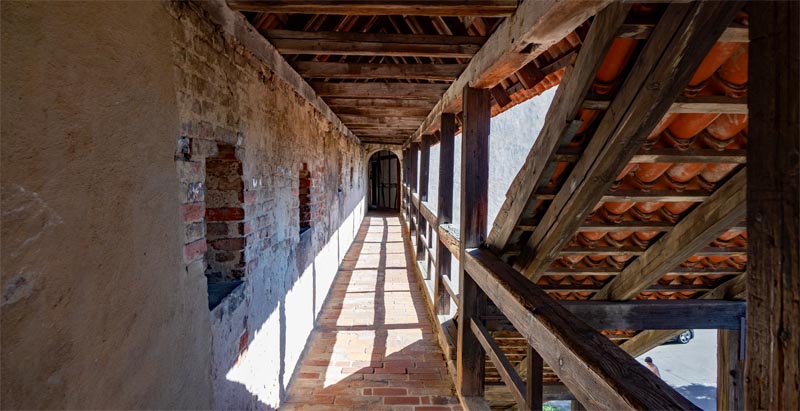 Nördlingen Stadtmauer-Rundgang 5 wehrgang stadtmauer nördlingen