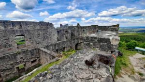 ruine burg bramberg hassberge unterfranken bayern
