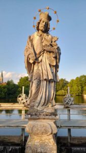 heiliger nepomuk seeleiten park stadtweiher kemnath