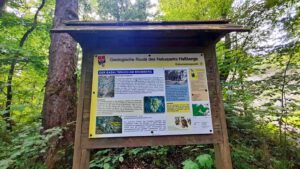 info tafel steinbruch bramberg hassberge