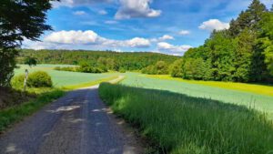 ruine bramberg wandern ausflug hassberge ebern