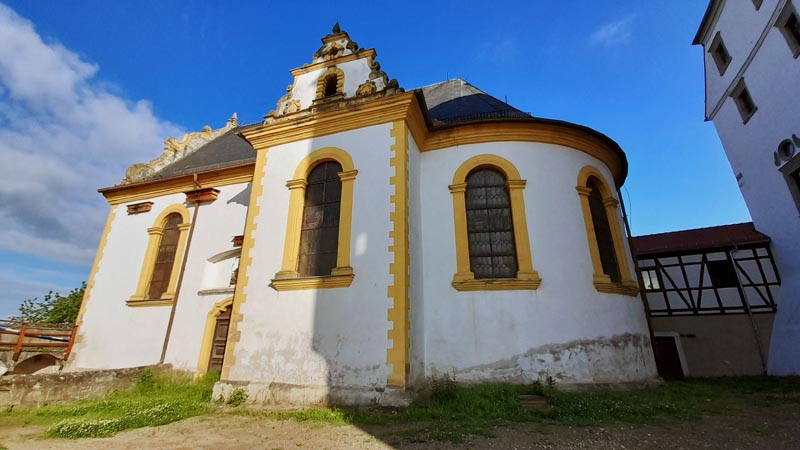 Wanderweg S3 in Scheinfeld 11 schlosskirche schwarzenberg scheinfeld ausflug wandern s3