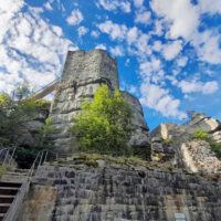 ruine burg weißenstein oberpfalz steinwald wanderung bayern