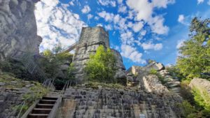 Leuchtenberg Wanderweg 1 ins Lerautal 34 ruine burg weißenstein oberpfalz steinwald wanderung bayern