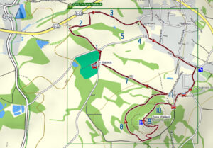 Wanderberge Oberpfalz - Teil 2 16 ewilpa essbarer wildpflanzenpfad ruine waldeck karte