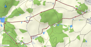 Wanderberge Oberpfalz - Teil 2 14 findlingsweg floß wanderkarte