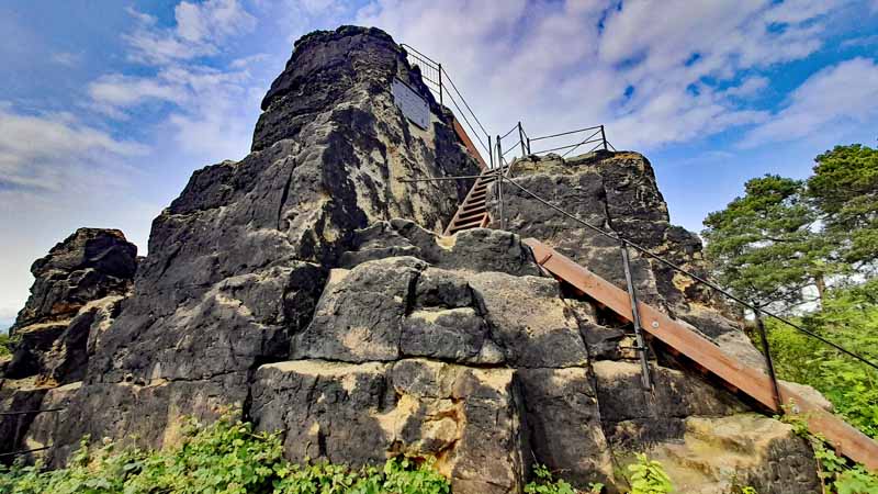 wanderung halberstadt langenstein harz gläserner mönch höhlenwohnungen