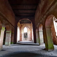 kirche ruine kirchenruine ruinenkirche gotthardsberg amorbach weilbach main unterfranken wandern