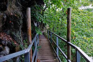 hängesteg kobersfelsen burgk schleiz saale thüringen