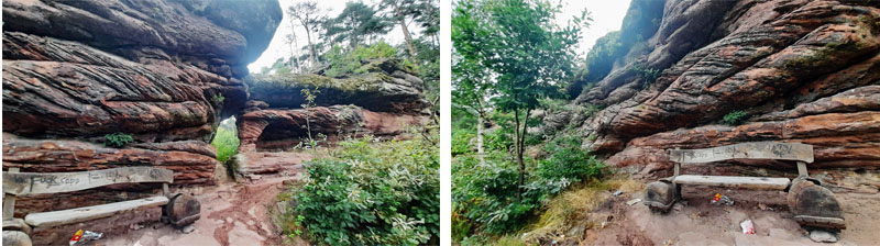 Hauensteiner Schusterpfad (Südwestpfalz) 14 blitzfels hauenstein schusterpfad wandern