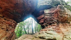 Hauensteiner Schusterpfad (Südwestpfalz) 17 felsentor schusterpfad hauenstein neding wandern highlight