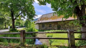 Wasserschloss Mitwitz (Frankenwald) 7 stallungen reithalle wassergraben schloss mitwitz