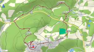 Die schönsten Geotope in der Oberpfalz - Teil 3 15 leuchtenberg wanderweg 1 lerautal karte