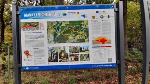 Leuchtenberg Wanderweg 1 ins Lerautal 4 infotafel wandern leuchtenberg lerautal oberpfälzer wald 1