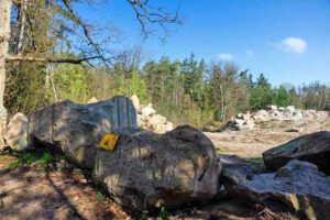 Vom Steinbruch Worzeldorf zum Alten Kanal 7 nürnberg worzeldorf wanderung zum steinbruch schenk reichswald
