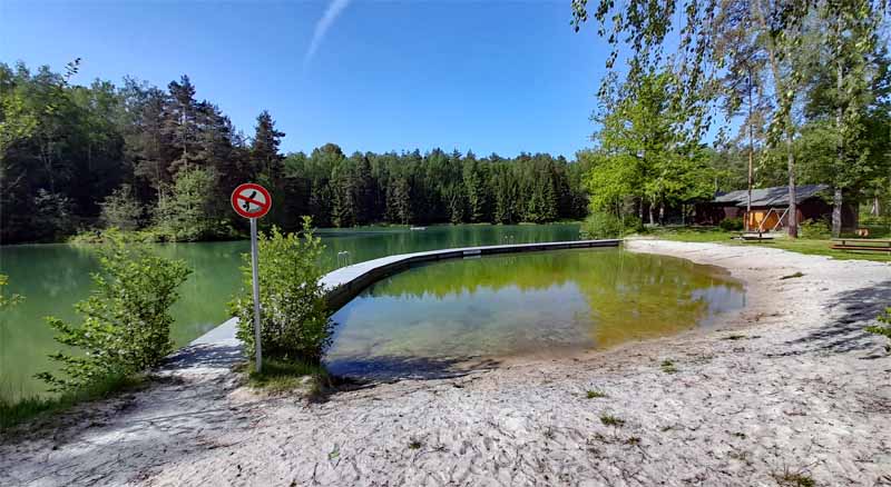 Wiesauer Waldseen und Muckenthaler Teichpfanne 9 kippweiher kipp wiesau rundweg wandern 4 a oberpfalz