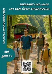 flyer wanderungen spessart main öffentliche verkehrsmittel