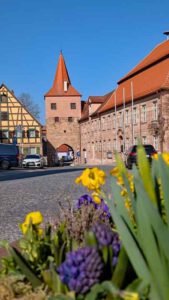 marktplatz abenberg oberes tor rundgang burg altstadt