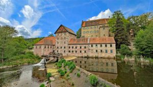 burg aschach bei bad bocklet kissingen rhön unterfranken