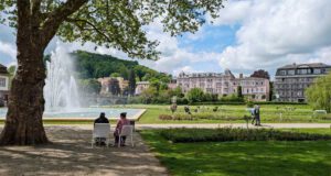 PARKS UND PRIVATE GÄRTEN 43 rosengarten bad kissingen rhön unterfranken bayern