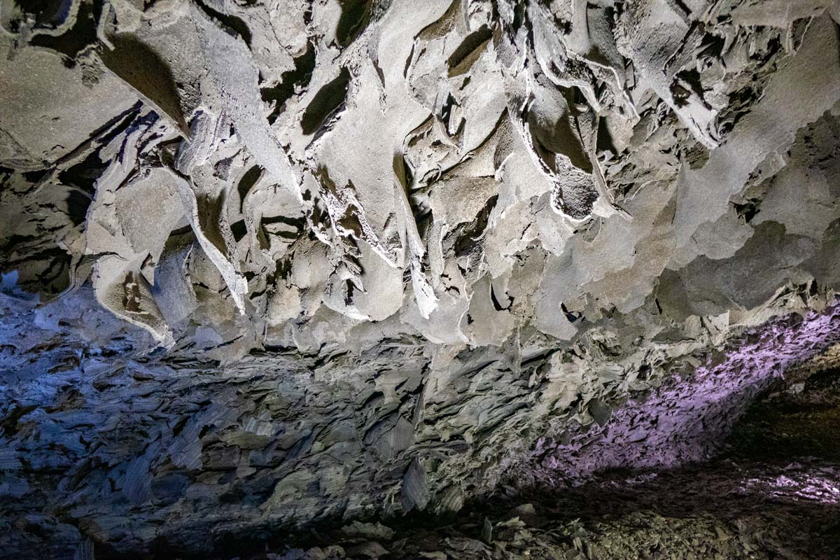 Barbarossahöhle - Kyffhäuser 12 gipslappen anhydrit höhle barbarossa schauhöhle kyffhäuser rottleben