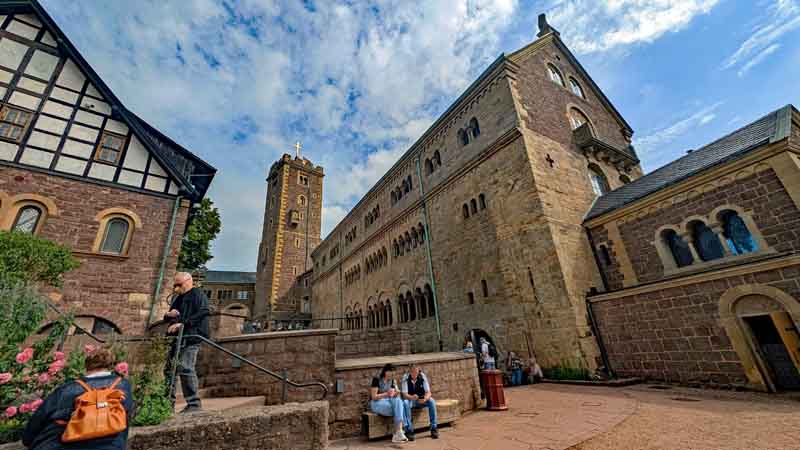 WARTBURG Eisenach 20 palas hauptburg wartburg thüringen eisenach ausflugsziel