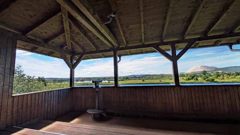 Naturschutzgebiet Rhäden am Monte Kali 11 ausblick hütte beobachtungsstation rhäden rundweg