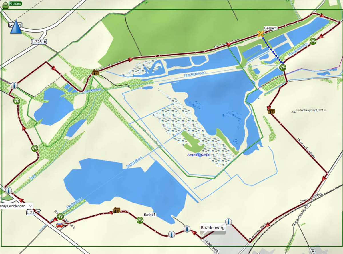 Naturschutzgebiet Rhäden am Monte Kali 24 rhäden rundweg karte