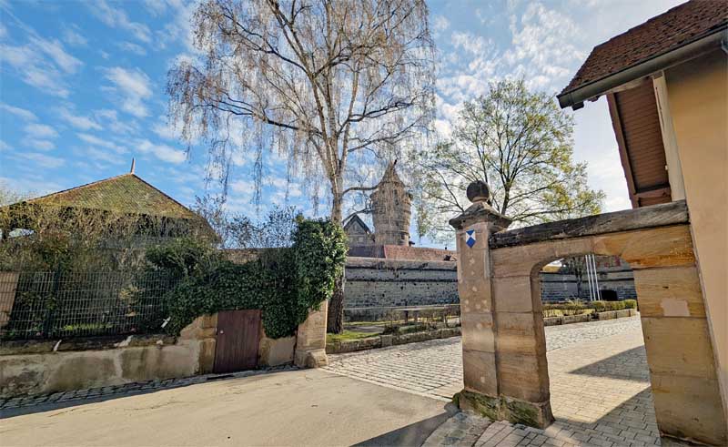 Festung Lichtenau 10 außenansicht festung lichtenau ansbach mittelfranken frankenhöhe