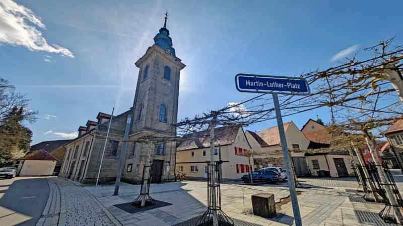 Festung Lichtenau 6 dreieinigkeitskirche lichtenau martin luther platz bei festung